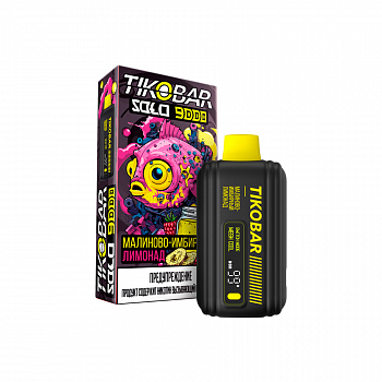 Tikobar SOLO 9000 POD-1 "Raspberry Ginger Lemonade / Малиново-Имбирный Лимонад" 20
